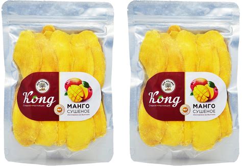 Манго сушеное KONG 500гр - 2уп - купить с доставкой по выгодным ценам в ...
