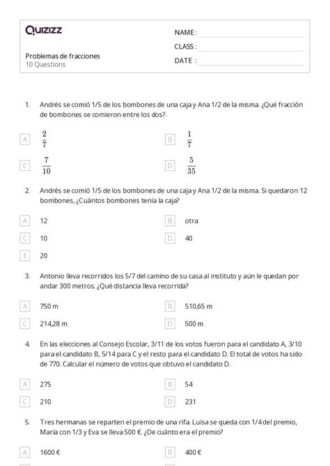 50 Problemas De Dinero Hojas De Trabajo En Quizizz Gratis E Imprimible