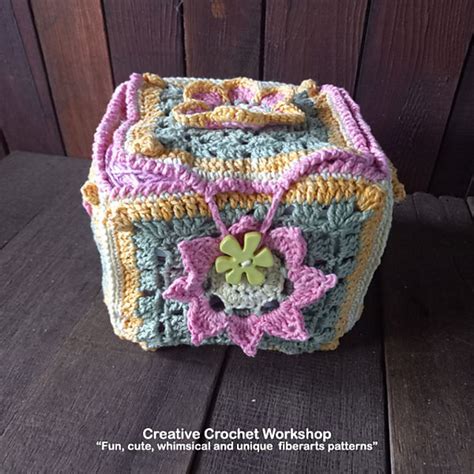 Ravelry Hip Granny Square Gift Box Pattern By Joanita Theron