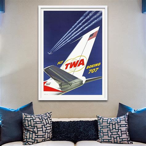 Just Added Restored Vintage Airline Poster From The S Advertising