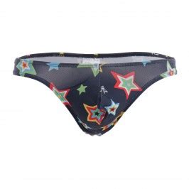 Psychedelic Stars String Bikini Briefs For Man Brand L Homme Inv