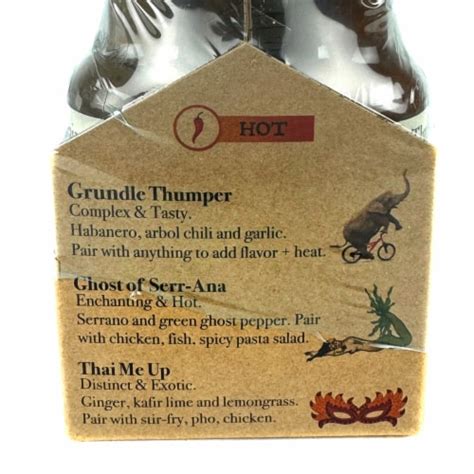 Cooper S Small Batch Saucy Six Sampler Hot Sauce Pack Gift Set Flavor Driven 1 Pack Kroger