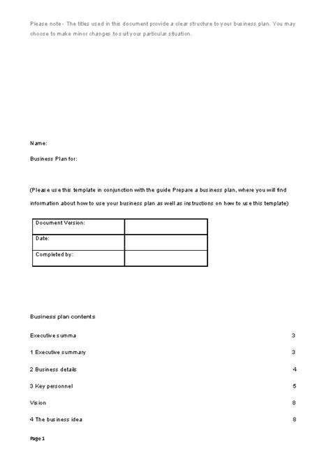 Business Development Plan Template Example - PDFSimpli