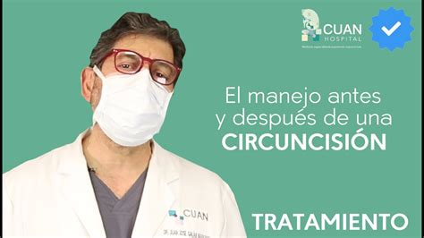 El manejo antes y después de una circuncisión Tratamiento YouTube