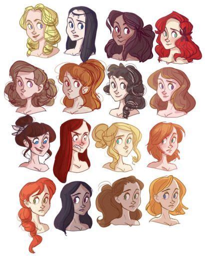 Hair References27 Character Designs Drawings How To Draw Hair