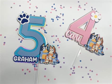 Bluey Bluey Cake Topper Bluey Birthday Bluey Birthday Etsy My Xxx Hot My XXX Hot Girl
