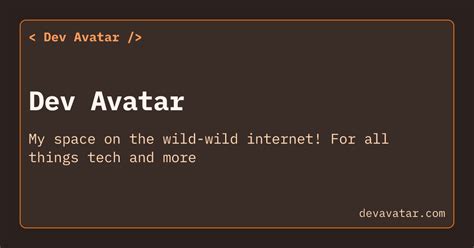 dev avatar