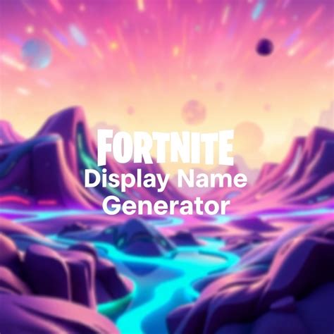Best Fortnite Display Name Generator | Vondy