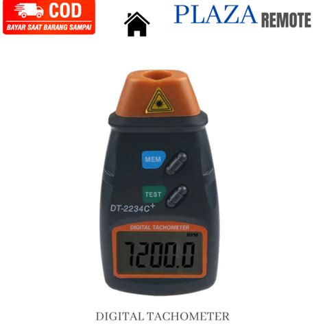 Digital Laser Tachometer Photo Rpm Pengukur Kecepatan