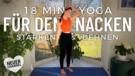 Nacken stärken sanft dehnen Verspannungen lösen in 18 Min Yoga