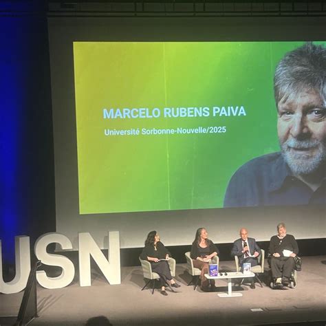 Emei Joao Rubens Marcelo - Marcelo Rubens Paiva présente à l’Université Sorbonne Nouvelle la ...