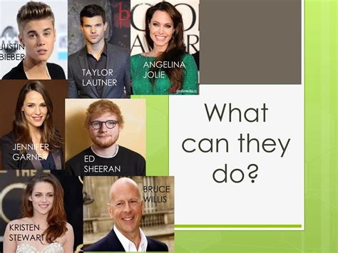 Famous Abilities shows celebrities and their hidden talents | PPTX