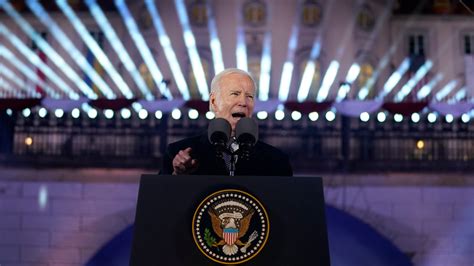 Biden Speech Livestream Biden In Poland Marks Russia Ukraine War