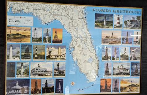 Florida Lighthouses Map – Jupiter Inlet Lighthouse Web Shop