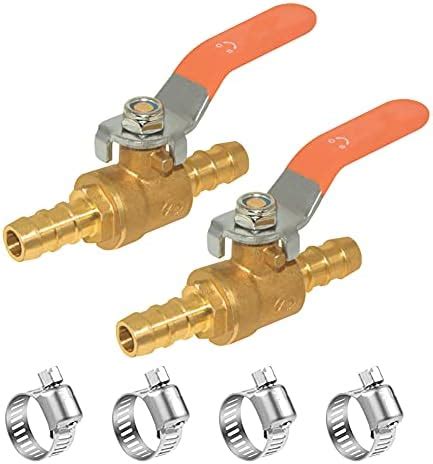 Amazon Hooshing 2PCS 3 Way Shut Off Ball Valve 5 16 Hose Barb 2