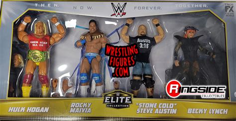 Then Now Forever Elite Pack Hulk Hogan The Rock Stone Cold