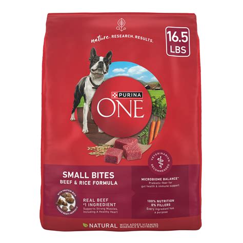 Purina ONE Small Bites Dry Dog Food for Adult Dogs with Added Vitamins & Minerals, High Protein