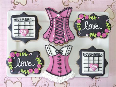 Biscoitos Decorados Chá de Lingerie II Elo Produtos Especiais