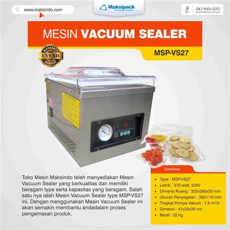 Mesin Vacuum Sealer MSP 290E Maksindo