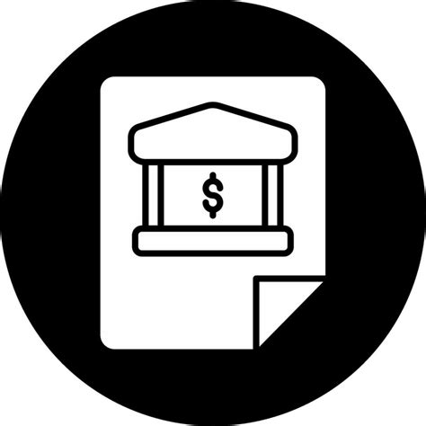 Bank Statement Vector Icon 32651478 Vector Art At Vecteezy