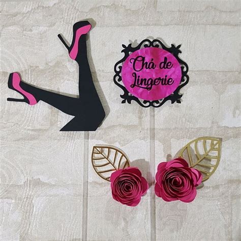 Topper Cha De Lingerie Pernas Pro Ar Elo7