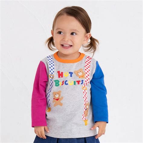 ホットビスケッツ HOT BISCUITS サスペンダーだまし絵 長袖Tシャツ マルチカラー ファッション通販 MAGASEEK マガシーク