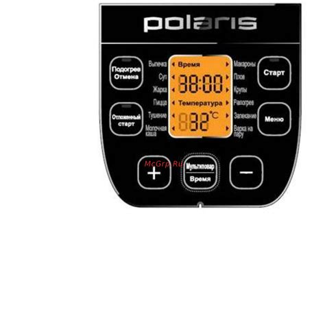 Polaris PMC 0511AD [5/59] Панель управления