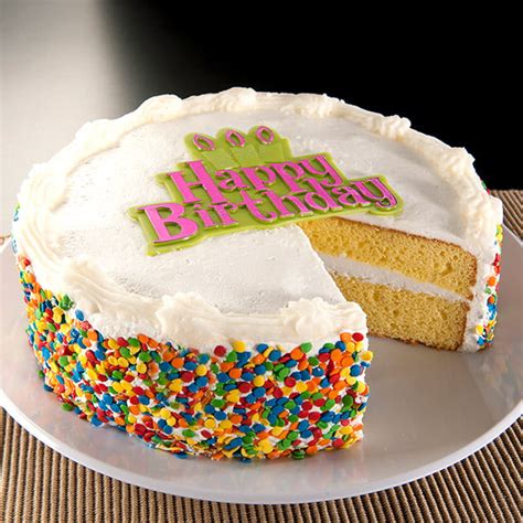 Vanilla Happy Birthday Cake by Cheesecake.com