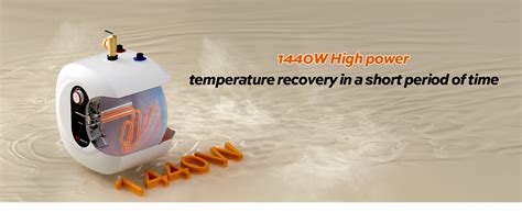 Electric Mini Tank Water Heater MIZUDO 2 5 Gallon Under Sink Small Hot Water Heater 110 120V