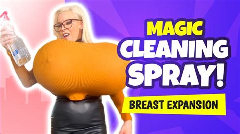 Magic Cleaning Spray Makes My Tits Inflate The Stacked Milf C S Clips Sale
