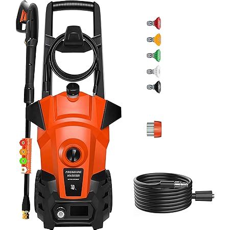 Amazon Powryte Electric Pressure Washer With Hose Reel Foam