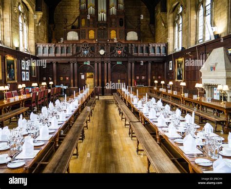 Dining Hall Balliol College Oxford Oxfordshire England Uk Gb