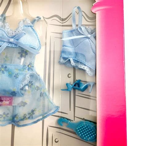 Vintage Mattel Barbie Fashion Avenue Lingerie LIGHT BLUE FLORAL New Etsy