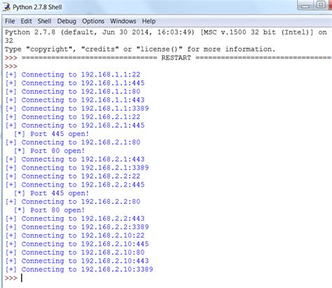 A Simple Python Port Scanner