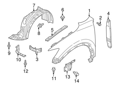 B45a56130h Fender Liner 2014 2018 Mazda 3 AutoNationParts