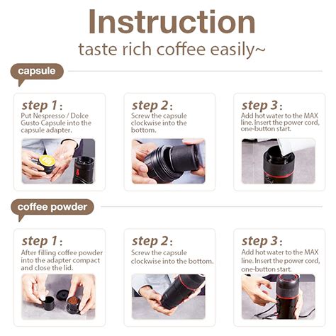 HiBREW H4 Portable Espresso Coffee Machine for Car & Home