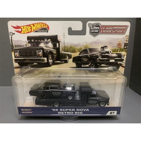 Hot Wheels Transport Super Nova Gasser Black Hole Retro Rig Variant Wheels And Normal Shopee