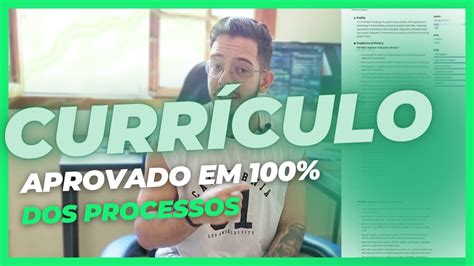 Curr Culo Para Programador Aprovado Em Dos Processos Seletivos