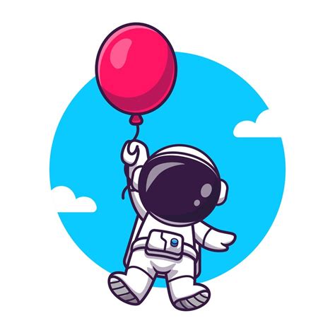 Hand Drawn Cartoon Astronaut Svg Spaceman Floating With Etsy