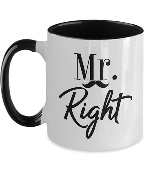 Only Mr Right Mug 50 Years Of Being Mr Right Mug Mr Etsy