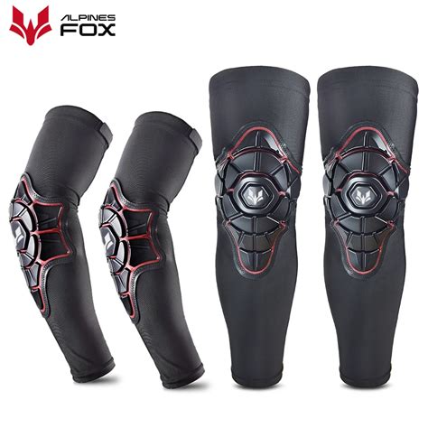 Alpines Fox Rodilleras Protectoras Para Bicicleta De Monta A Coderas