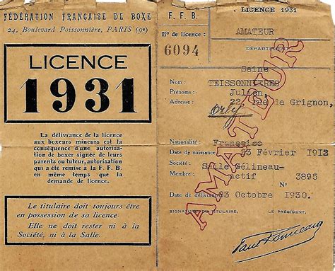 Le mystère de la licence amateur du prof Choisy Boxe