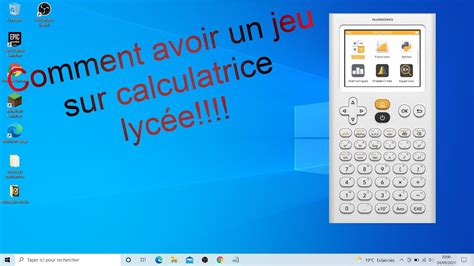 Comment Avoir Des Jeux Sur Une Calculatrice Numworks Youtube