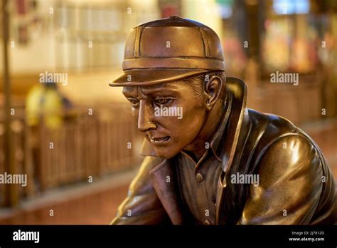 Gold Man Statue Stock Photo Alamy