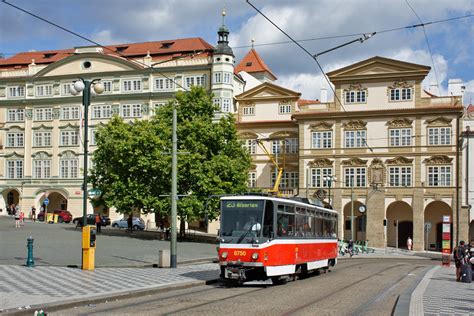 Прага, Tatra T6A5 № 8750 — Фото — Городской электротранспорт