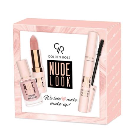Golden Rose Nude Look Poklon Set Ruž Maskara Lak Ljekarne Perak Webshop