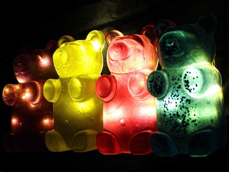 Gummy Bear Lamp // Gummy Bear Light // Night Light // Gummy Bear Art ...