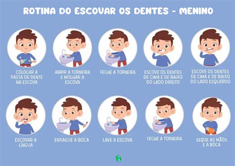 Escovar Os Dentes Educação Infantil - Rotina de Escovar os Dentes - Menino: Passo a Passo Completo - Studocu