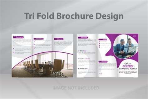 Tri-fold Business Brochure Design Graphic by VMSIT · Creative Fabrica