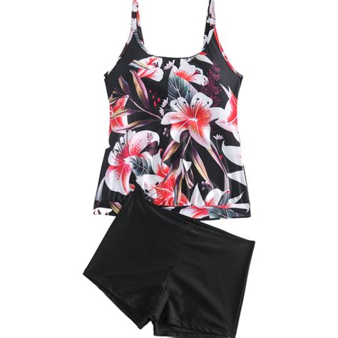 Zuesphe Womens Swimsuits Tummy Control With Shorts Womens Bathing Suits Tummy Control Bikini